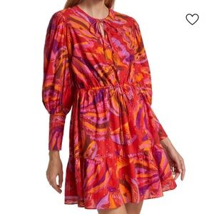 FARM RIO Banana Juice Cotton Minidress Size Small